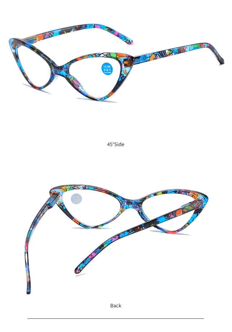 Kaiya jaunas anti-zilas apdrukas lasīšanas brilles jaunas modes tendences sieviešu vecie gaišie spoguļu rāmji ražotāji lasīšanas brilles vairumtirdzniecība_voghion.com
