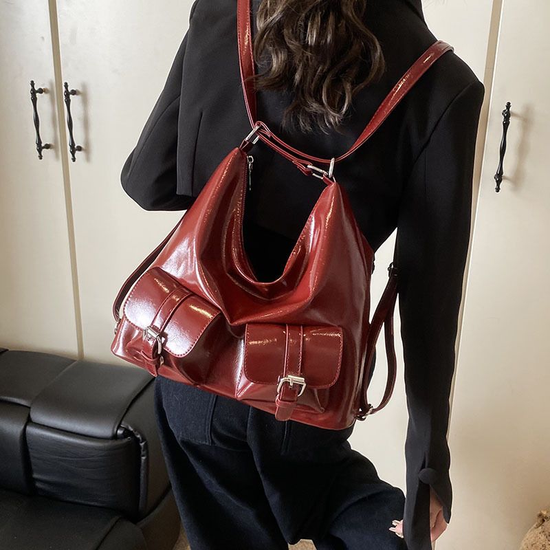 Commuting Office Underarm Tote Bag 2025 New Style Backpack Women's Large Capacity Fashion Handbag_voghion.com