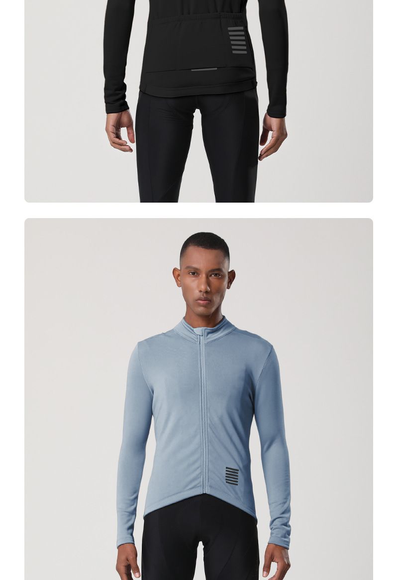 Sports autumn and winter new fleece riding clothes long sleeved mountain bike equipment with fleece warm riding clothes_voghion.com