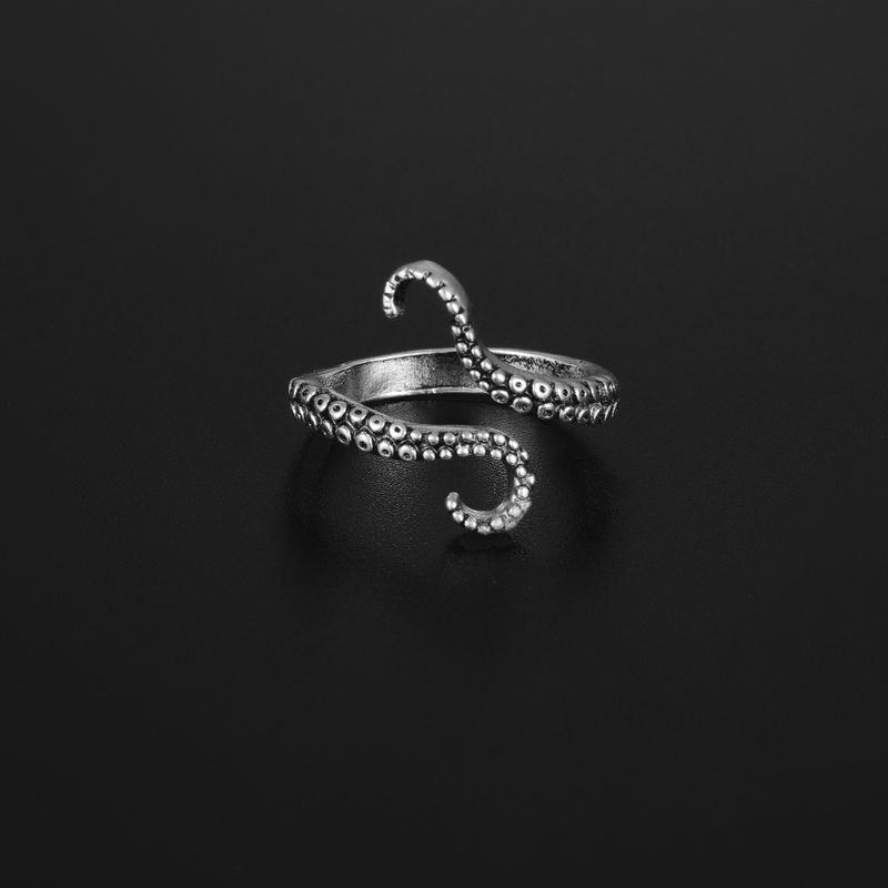 Novo anel de polvo personalizado e moderno para homens e mulheres, anel de dedo indicador de abertura que dita tendências, pulseira exagerada_voghion.com