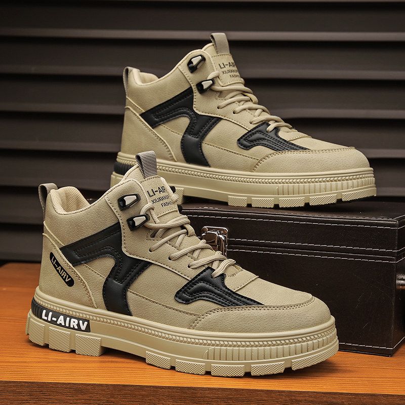 Martin Boots Herren 2025 Neue Herbst-High-Top-Arbeitskleidung Sport-Board-Schuhe für Jugendliche Outdoor Dickbesohlte Loafer Stoff_voghion.com