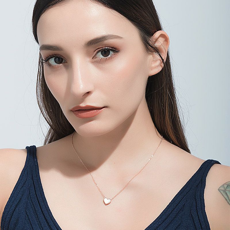 Heiße verkäufe 2024 Gold Schwarz Weiß Rot Herz Anhänger Halskette Kette Lange Boho Frauen Steampunk Erklärung Schmuck Großhandel Halsketten_voghion.com