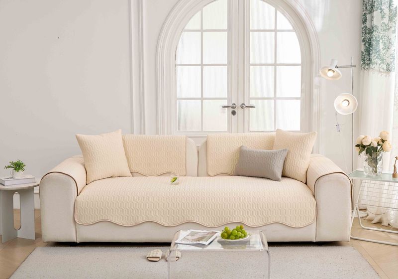 Latex Ice Silk Sofa Cushion Summer Cool Mat Cushion Simple Modern Cool Cushion Sofa Cover Summer Cover Cloth Towel_voghion.com