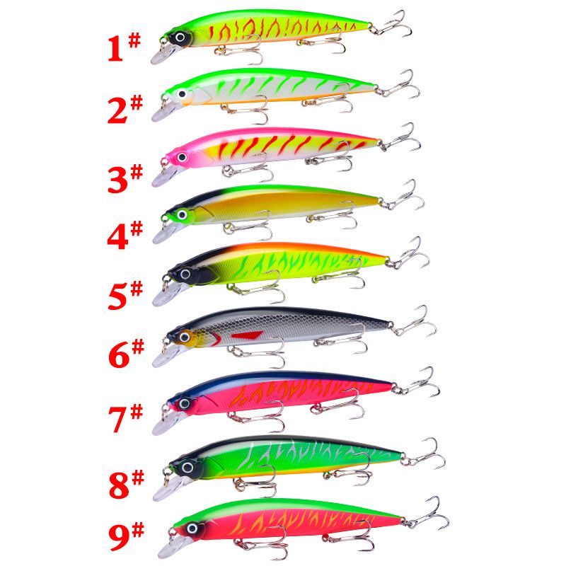 Lure Bait 14cm/18.3g Long Distance Lead Floating Minnow Bait Simulation Bait Hard Bait Bait For Perch_voghion.com