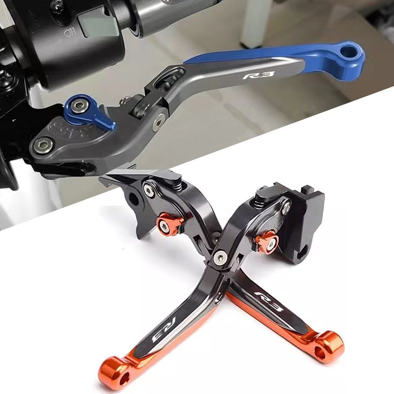 YZF R3 YZFR3 YZF-R3 Új motorkerékpár alkatrészek CNC 6 sebességes állítható behúzható összecsukható fékkuplungkar_voghion.com