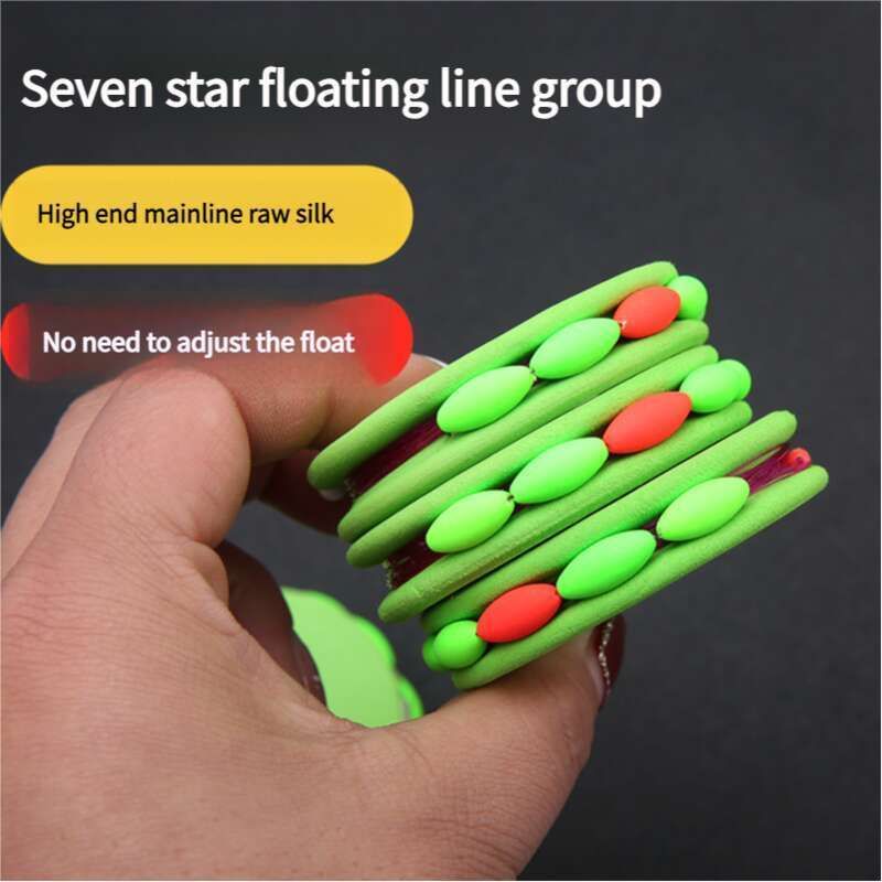 Seven Star Hand Tied, Aku Traditional Product Fishing Float Complete Set, Swivel Main Line Set_voghion.com