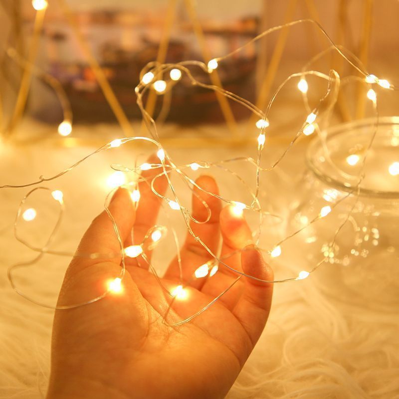 Waterproof Outdoor LED String Lights With Remote Control - 8 Modes, Battery Operated, IP65 Rated For Camping, Garden, Party Decor_voghion.com