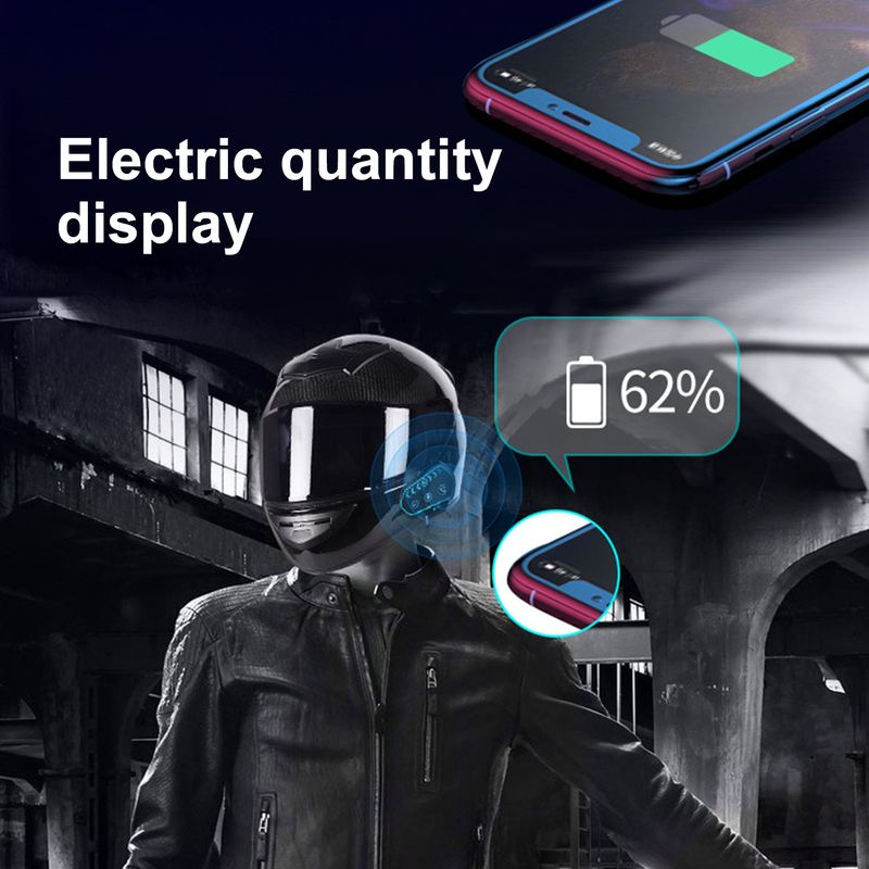 Reduction 5.0 Headphone Interphone Rechargeable Noise Bluetooth-compatible A10 Motor Bike_voghion.com