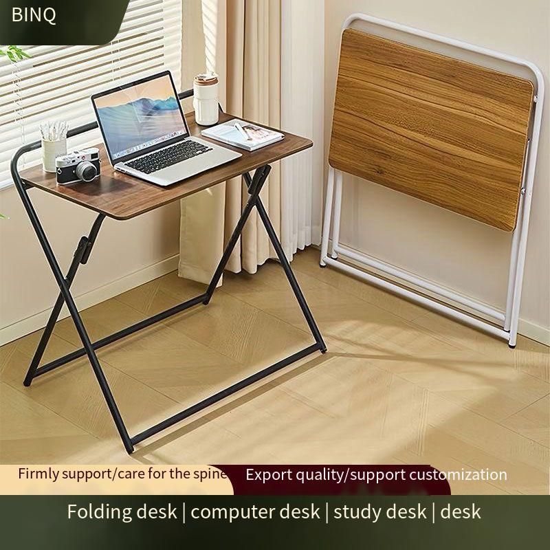 Faltbarer Computer für den Heimgebrauch, kleine Wohnung, praktische Aufbewahrung, platzsparender Nachttisch, einfacher Büroschreibtisch_voghion.com