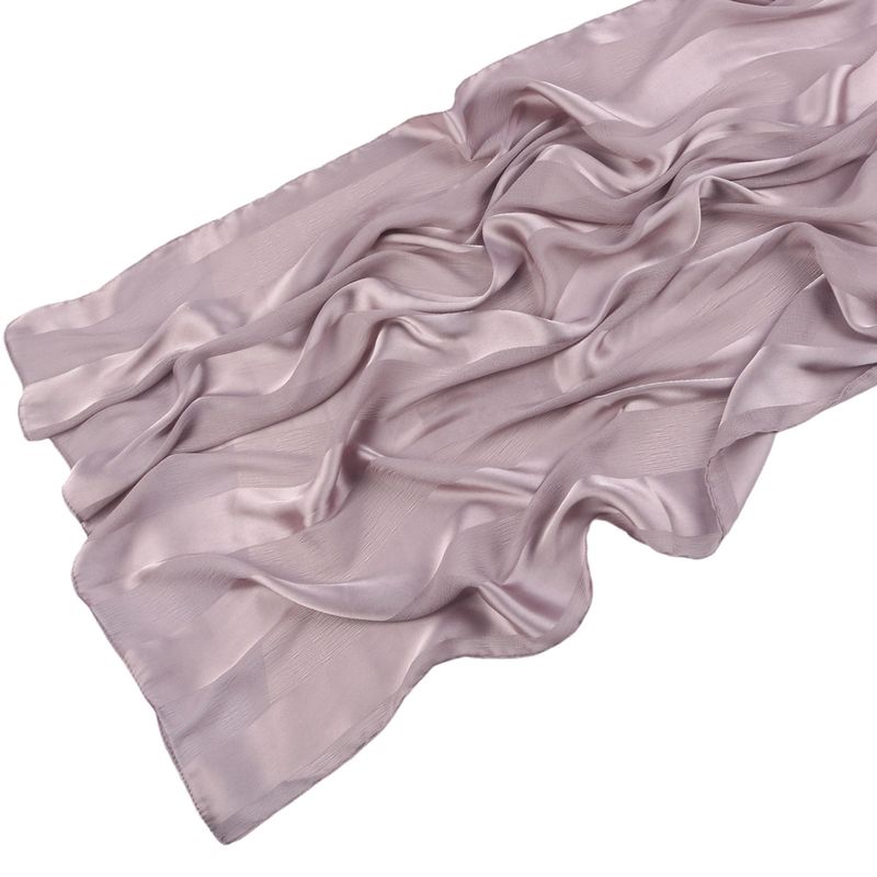 Women's Scarves New Women's Headscarf Shawl Pleated Chiffon With Stripes Natural Wrinkle Middle East Dubai Headscarf Hijab_voghion.com