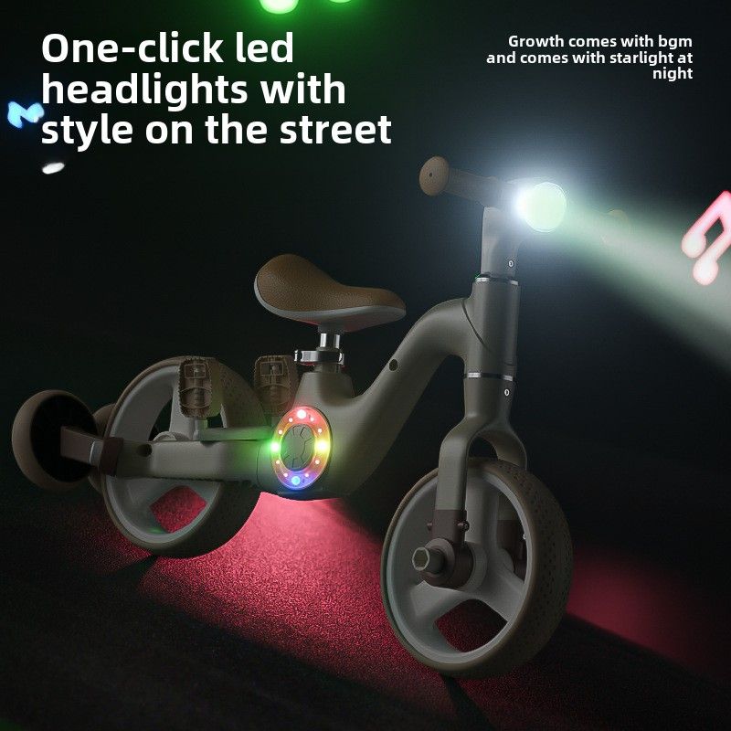 Kinderen Multifunctionele Balans Auto Driewieler Muziek Licht Anti-kantelfunctie 2-6 Jaar Oude Jongen En Meisje Baby Speelgoed Auto_voghion.com