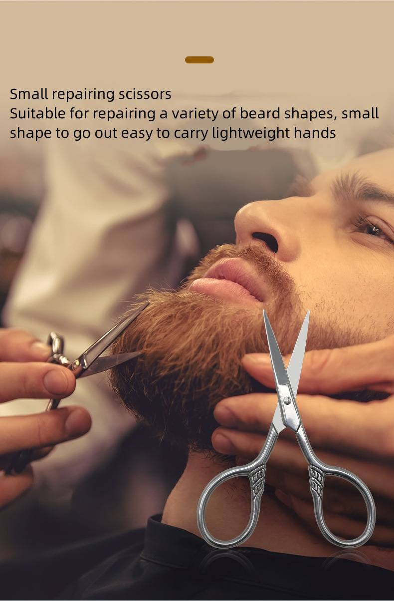 Set pettine per barba da uomo Strumento per la cura della barba Spazzola per la pulizia con setole in legno massello a doppia faccia per rasatura_voghion.com