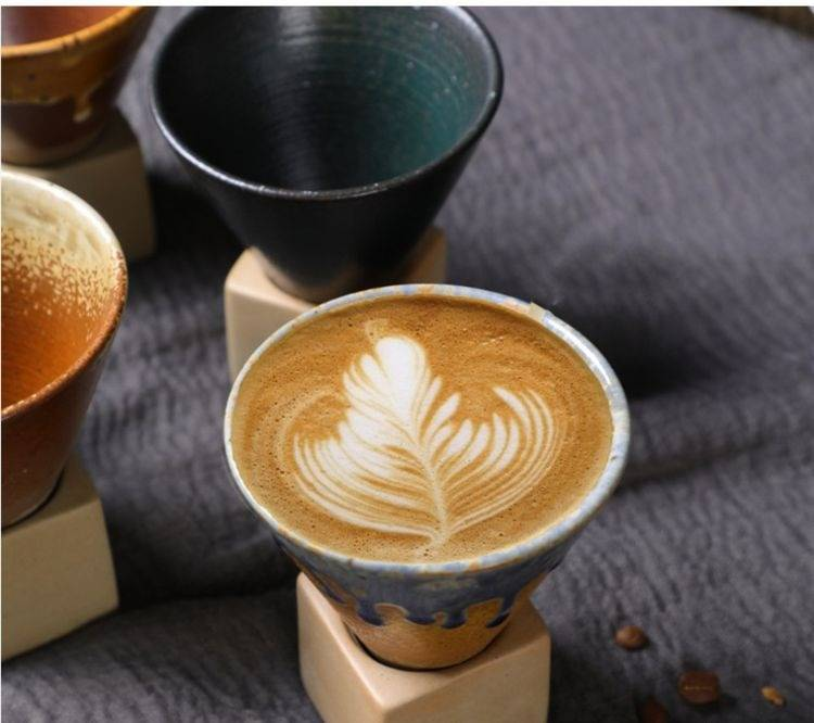 Stoneware mug creative ceramic retro coffee cup_voghion.com
