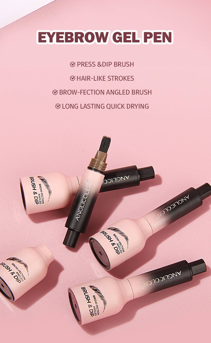 Brow Dye waterproof non-smudging big head brow brush long-lasting color does not remove makeup wild eyebrows_voghion.com