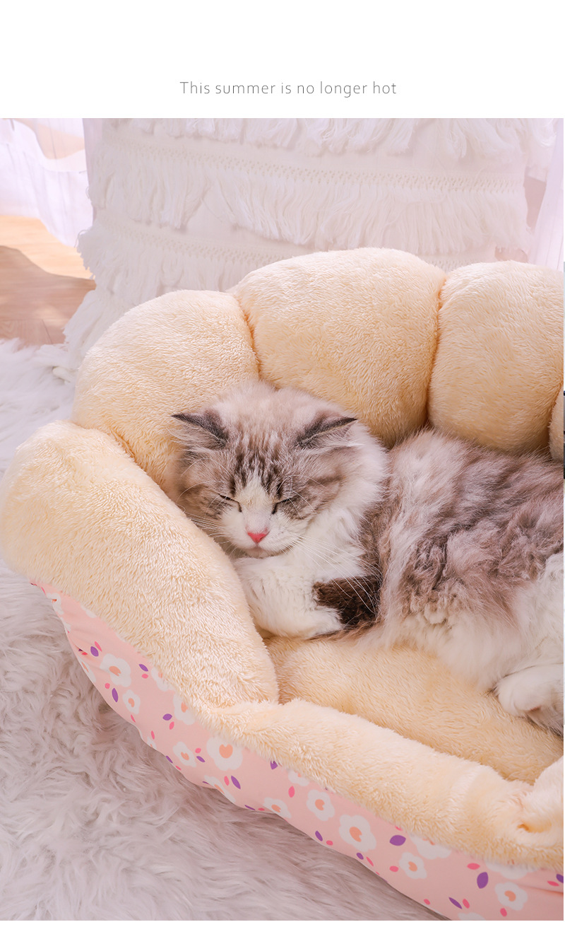 Nido per gatti caldo invernale Nido divano Nido può essere chiuso Nido multi-creativo più nido per cani in pile ispessito_voghion.com