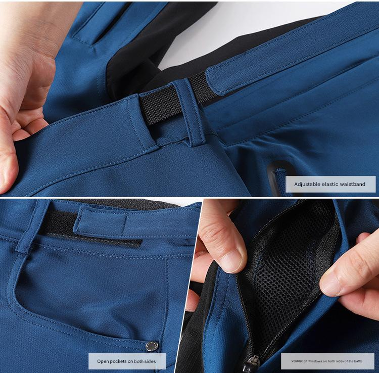 NOKO-ARSUXEO Casual Bergsklättringsshorts Terräng Mountainbike Professionell Cykling Andningsbara Svett Fempunktsshorts_voghion.com