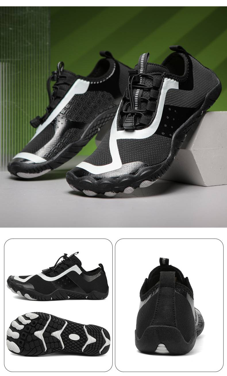 Unisex Quick-Dry Water Shoes For Beach & Hiking – Lightweight Five-Toe Design | Non-Slip Rubber Sole | Yoga & Running_voghion.com