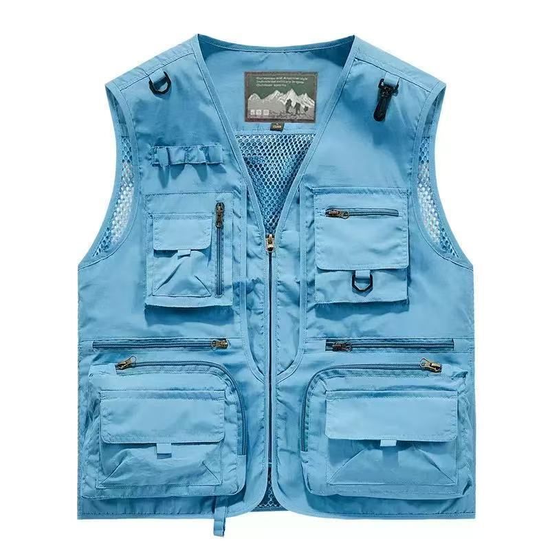 Unisex-Outdoorweste mit mehreren Taschen – leichte Angel- und Alltagsweste für Männer und Frauen (12 Farben, S-6XL)_voghion.com