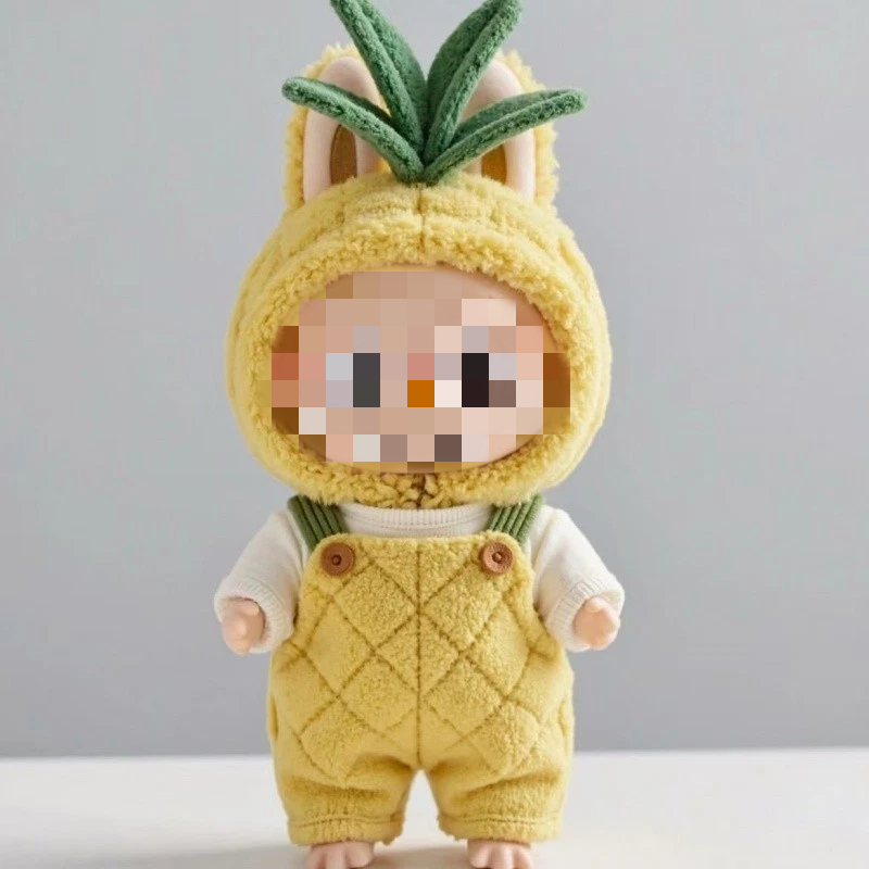 (No Dolls)For 1,2,3 LABUBU Clothes Set Cute Animal Overall Monsters Plush_voghion.com