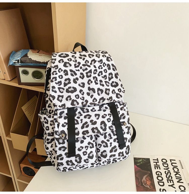 Fashionable large capacity high aesthetic value backpack with waterproof and versatile casual flip design, original_voghion.com