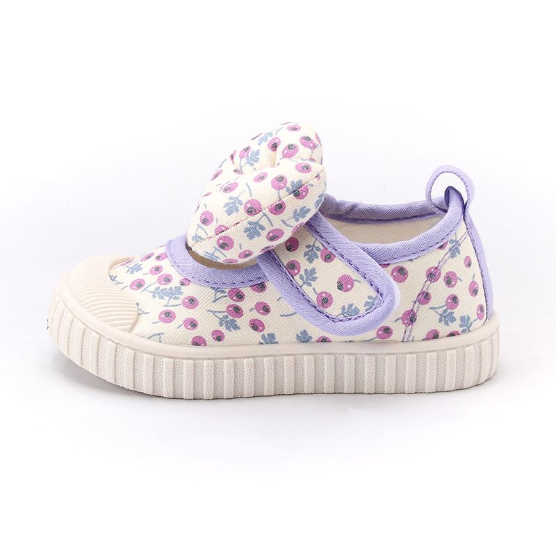 Mädchen bogen leinwand schuhe non-slip weiche sohle neue atmungsaktive casual schuhe vielseitig kinder schuhe_voghion.com