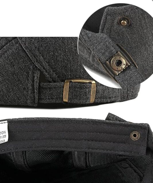 Men Flat Cap Gatsby Ivy Irish Wool Newsboy Hat Hunting Cabbie Hat Adjustable_voghion.com