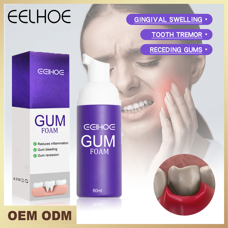 EELHOE foam Care Gum Deep Dirt Tooth Cleaning Mousse Toothpaste_voghion.com
