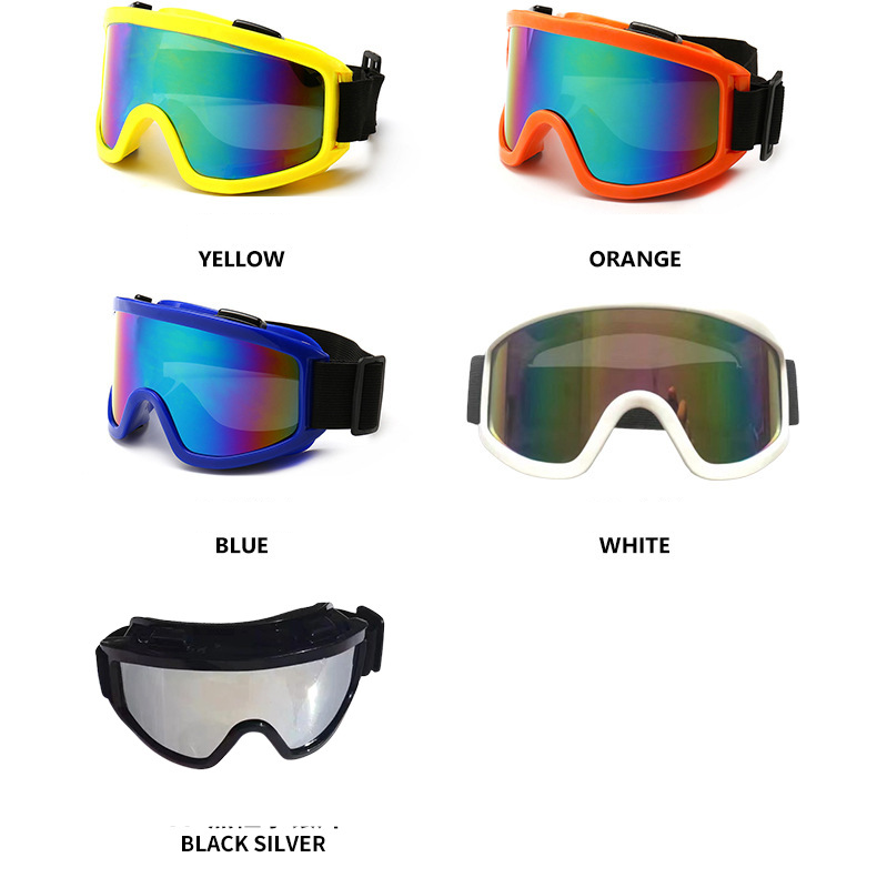 Unisex Outdoor meeste ja naiste tuulekindlad prillid Sõidumootorratta spordiprillid värvikile tuulekindlad liivafännid varustatud suusaprillidega_voghion.com