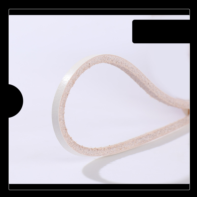 Accessori per scarpe scarpe con punta, scarpe da barca a vela in pelle pregiata con lacci, stivali Martin, stivali militari, lacci per scarpe casual di colore bianco e nero_voghion.com