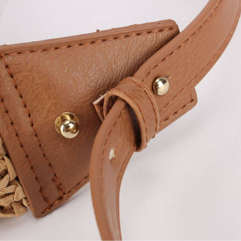 Borse da donna Un pezzo semplice casual in corda di carta intrecciata a mano Borsa nuova moda di nicchia Borsa in corda di carta intrecciata Borsa tote_voghion.com