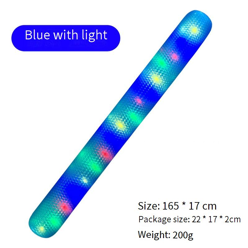 Explosion-Proof PVC Inflatable Hammock With LED Lights - Foldable Floating Bed For Adults (Pool Lounge Chair Waterproof & Portable)_voghion.com