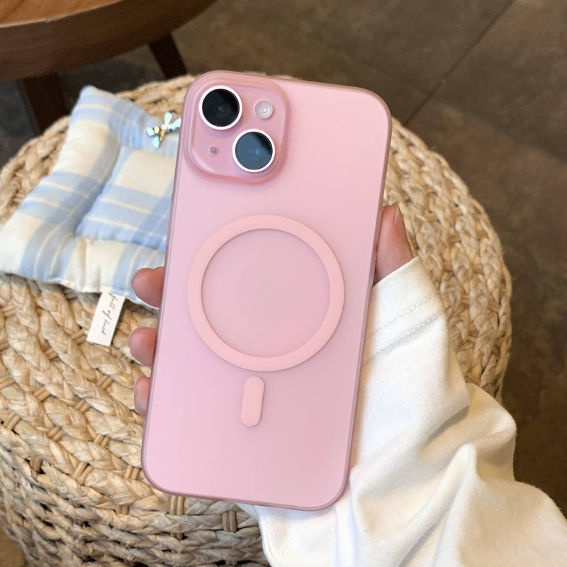 Ultra-Thin MagSafe Case For IPhone 16/15/14/13/12 Series – Frosted Matte Finish, Anti-Slip Grip, Magnetic Compatible, Full-Body Protection (6 Colors)_voghion.com