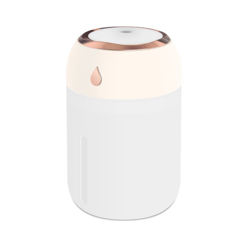 Tragbarer USB-Luftbefeuchter mit bunten LED-Leuchten für Schlafzimmer und Büro, 200 ml/330 ml Mini-Schreibtisch-Luftbefeuchter, leiser Betrieb,_voghion.com