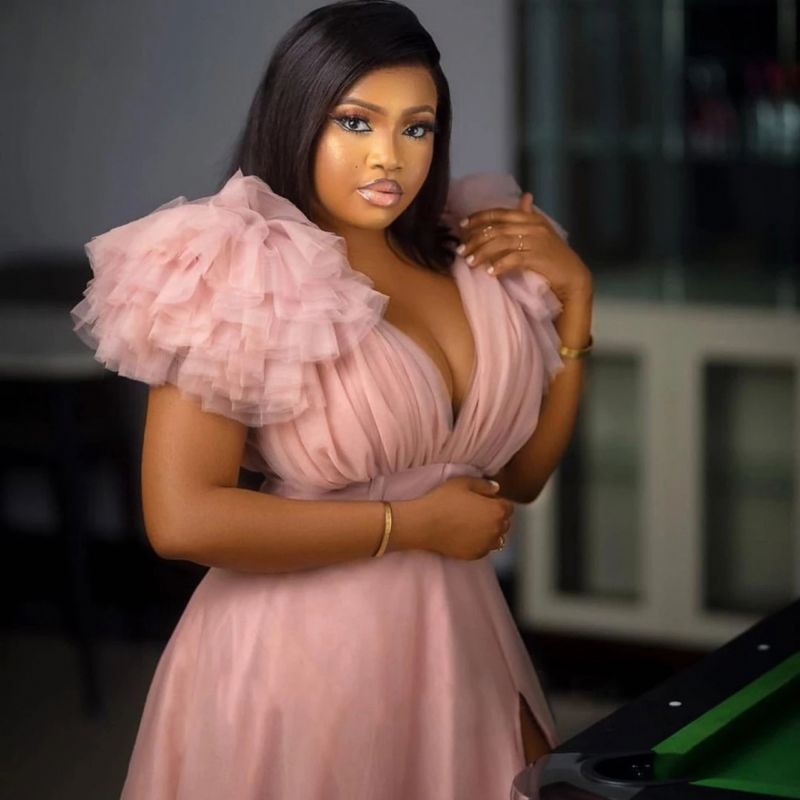 ChicShe New Style Loose Fit Mesh Commuting European And American Plus Size Women's Dress_voghion.com