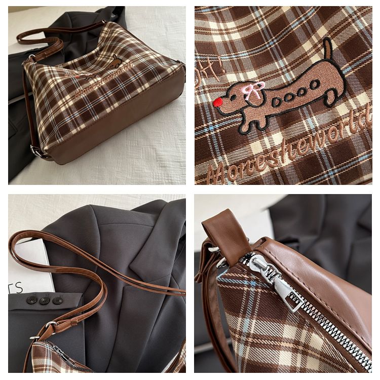 Pendler-Rucksäcke mit großer Kapazität für Damen, neue beliebte Dackel-Rucksäcke, Schulter-Umhängetaschen, Handtaschen_voghion.com