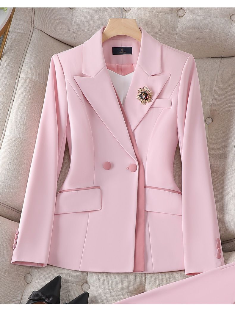 Damkläder Rosa kostymjacka professionellt temperament_voghion.com