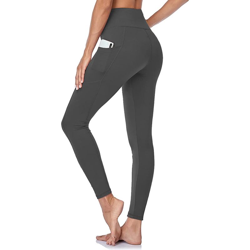Unbeatable Quality Pocket Women's Leggings With Soft Elastic Fit, Slim Fit And High Waist Yoga Pants_voghion.com