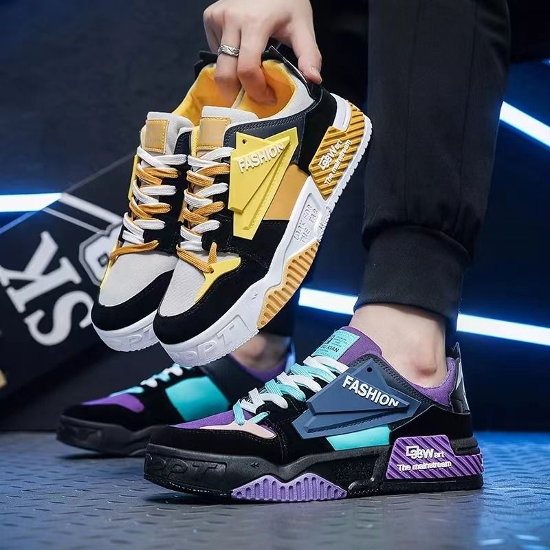 Männer Skateboard Komfortable Plattform Männlichen Casual Turnschuhe Spitze-up Mode Walking männer Schuhe Zapatillas De Hombre_voghion.com