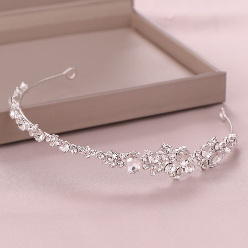 Haarschmuck, Kopfbedeckung, Strass-Stirnband, Krone, Kopfbedeckung, Brautkleid-Accessoires_voghion.com