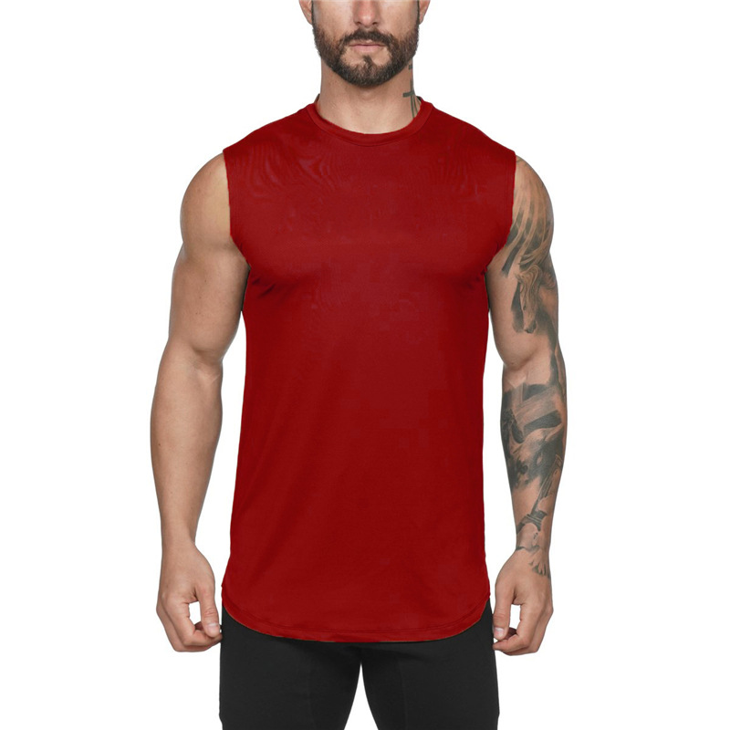 Light Board No Summer Sports ärmelloses T-Shirt für Herren, Fitness-Tanktop, Lauf-Trainings-Top_voghion.com