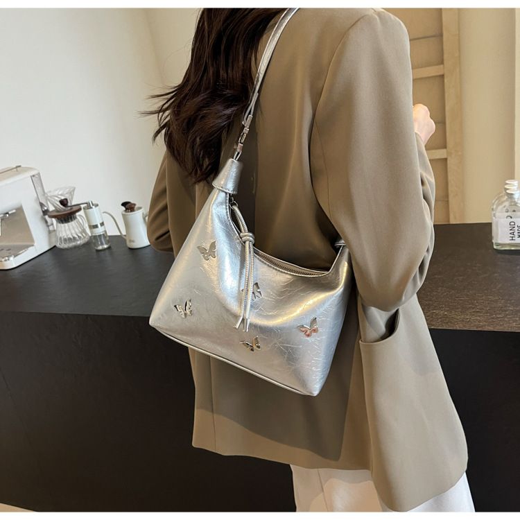 La borsa popolare di quest'anno per le donne 2024 nuova borsa a tracolla alla moda e versatile, spalla singola di alta qualità ascellare_voghion.com