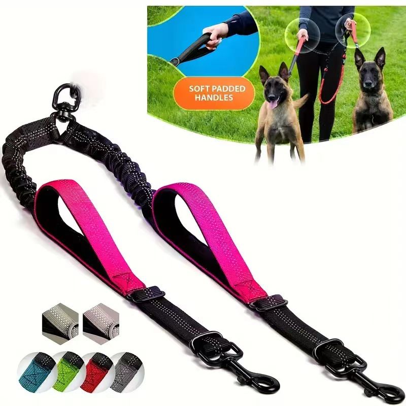 Tasma Ağrısız Halat Büyük Patlamaya Dayanıklı Tek Tasmalı-İki Tasmalı Köpek Çekiş Kemeri_voghion.com