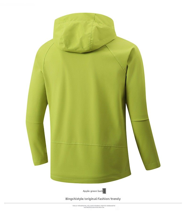 Windproof And Water-proof Jacket Men's Spring And Autumn Thin Outdoor Sports Removable Hat Couple's Tooling Jacket_voghion.com