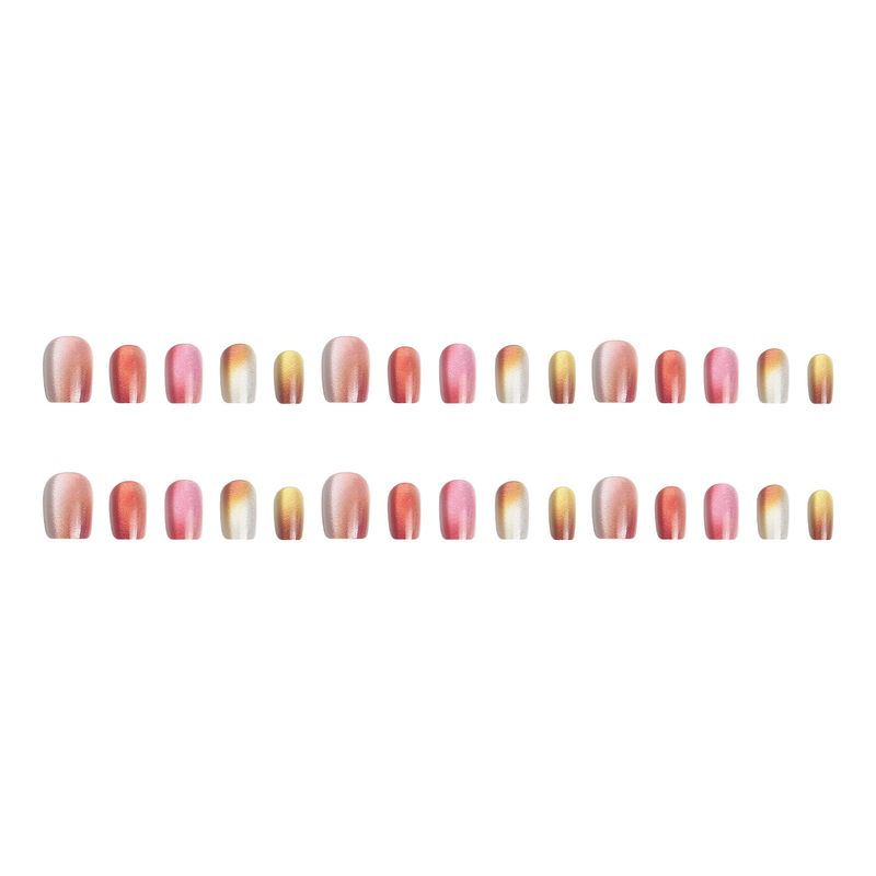 Perles en verre arc-en-ciel en forme de bonbon, yeux de chat, halo coloré, teintes, pures, faites à la main, portant une armure, feuille de 30 pièces_voghion.com