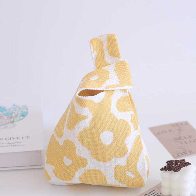 ins Panda Borsa a mano Borsa da donna Borsa in maglia Borsa a secchiello in lana con regalo a mano Borsa tote Borsa per il pranzo in scatola_voghion.com
