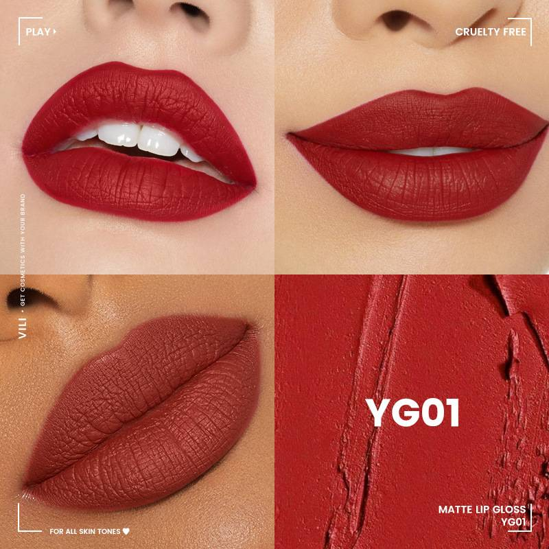 Matte mist lip gloss velvet non-stick cup square tube lip mud_voghion.com