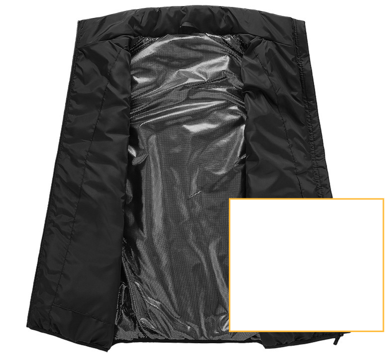 Herrenbekleidung Punktheizung Kleidung Heizweste Großhandel Winter Aufladen intelligente konstante Temperatur elektrische Heizung warme Baumwollweste Männer_voghion.com