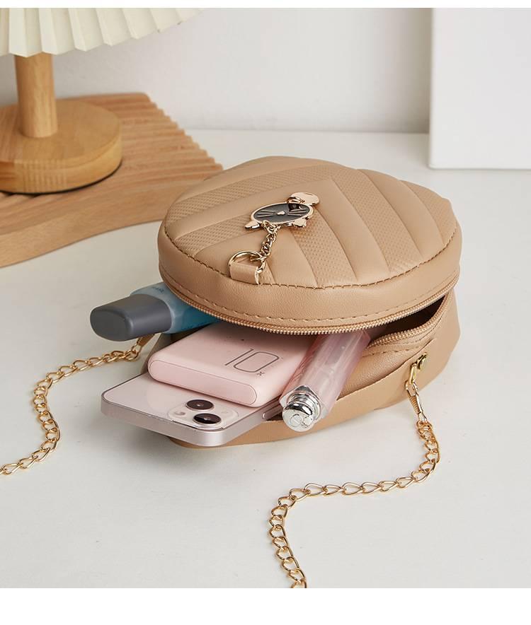 Női Vintage Virágos Dombornyomott Kör Kézitáska - Stílusos Crossbody Mini Táska Mobiltelefonokhoz - Elegáns Női Kerek Pénztárca_voghion.com