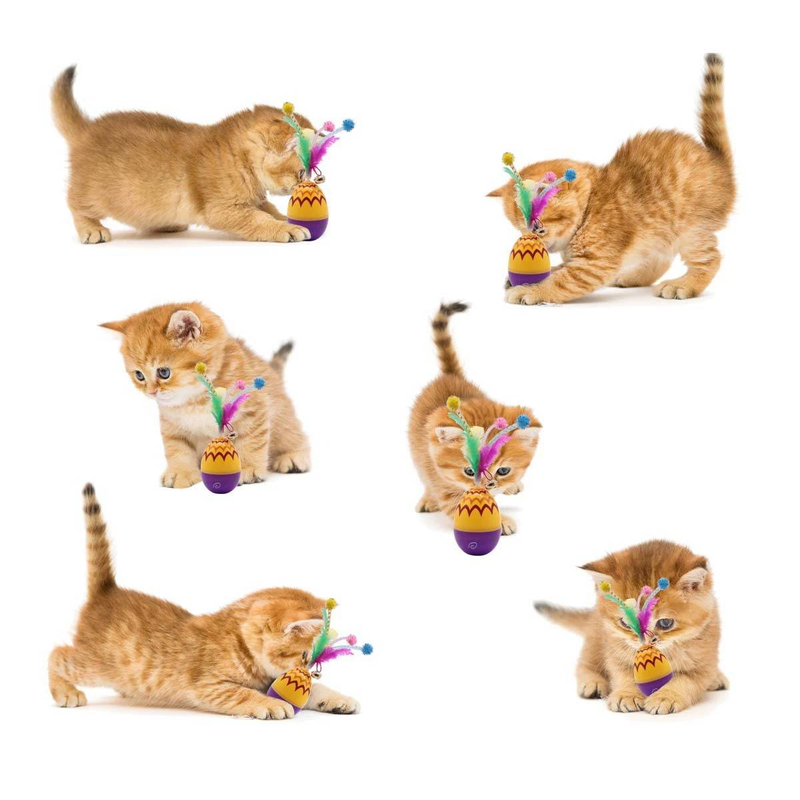 Easter Eggs Cat & Dog Toys With Bell For Fun_voghion.com