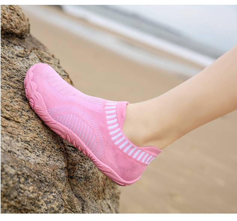 Scarpe da acqua unisex ad asciugatura rapida con suola antiscivolo - Calzini da spiaggia leggeri a piedi nudi per escursionismo, nuoto e attività all'aperto_voghion.com